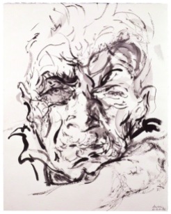 by Maggi Hambling, Ink and watercolour, 2000